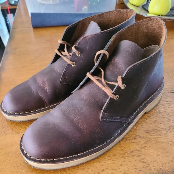 Clarks | Shoes | Clarks Original Desert Boots1 Brown Crepe 